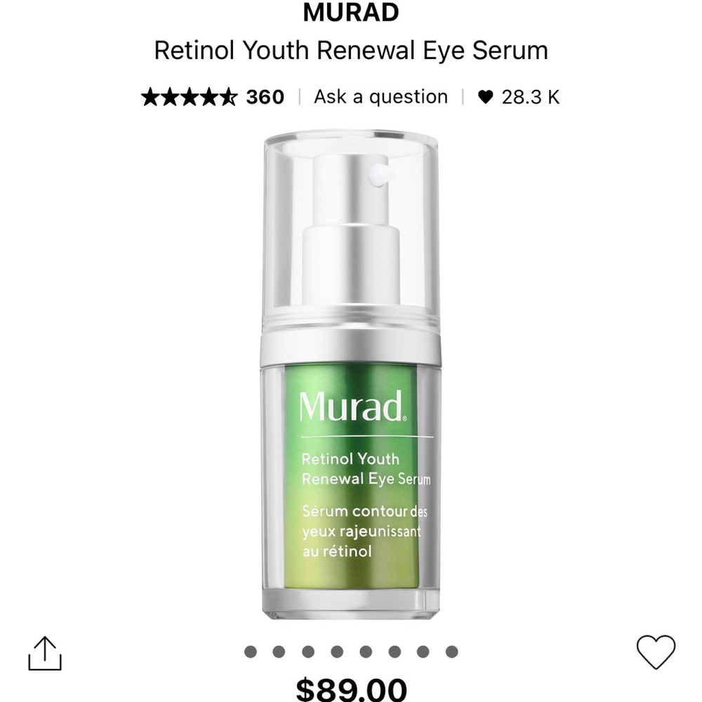 Murad retinol youth renewal eye serum